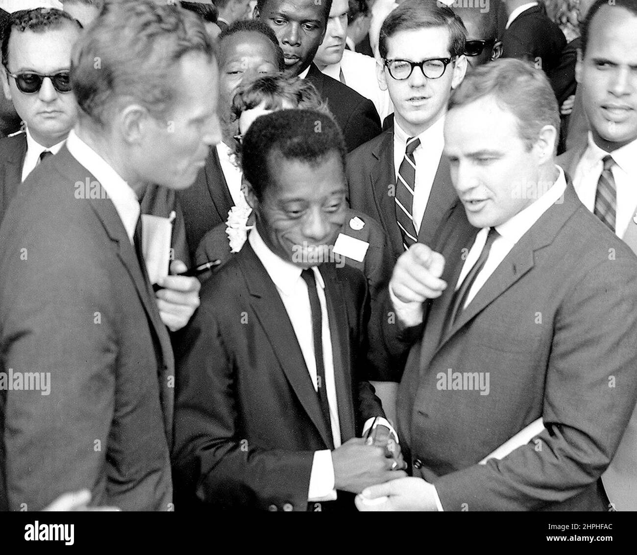 Civil Rights March on Washington, D.C. [Author James Baldwin with