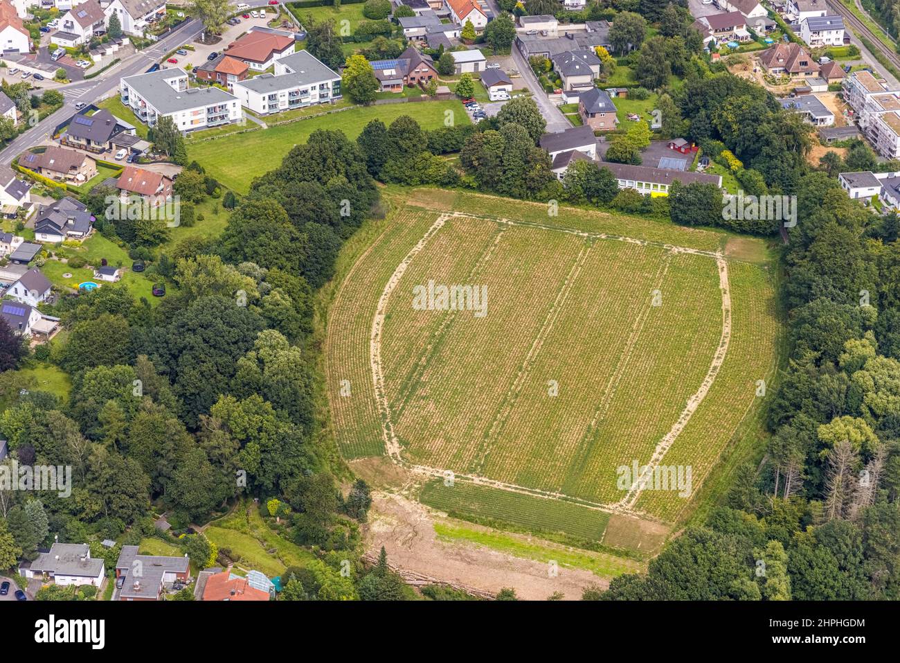  Freiflache mit stadt kindergarten villa kunterbunt im stadtteil ardey Motiv 