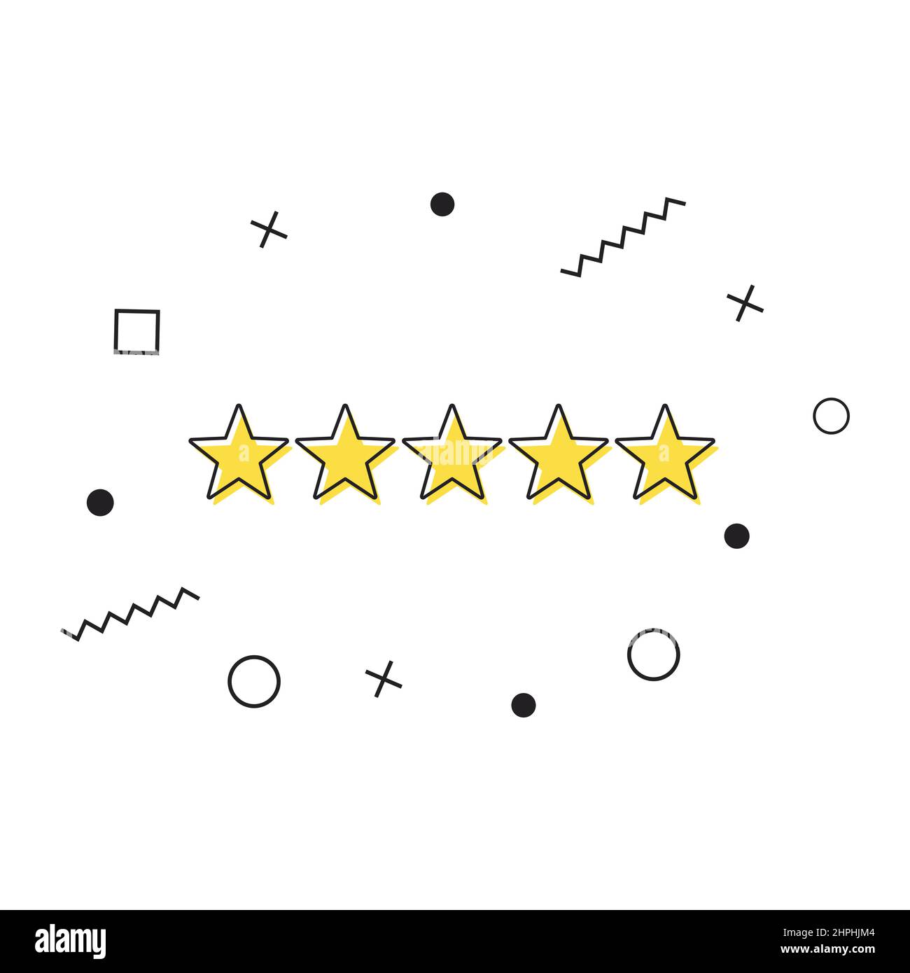 37,100+ Star Rating Stock Illustrations, Royalty-Free Vector
