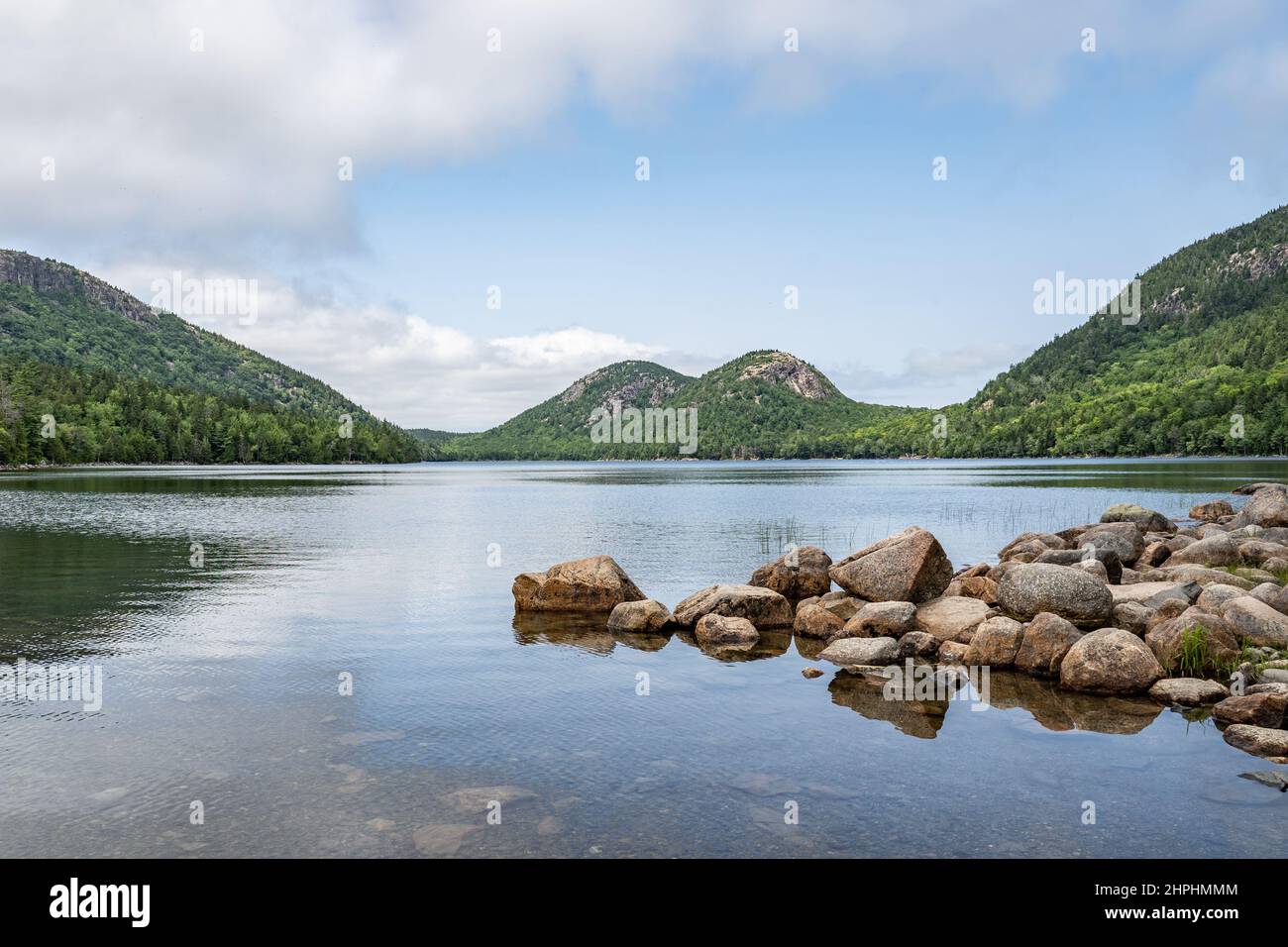 Beautiful Jordan Pond in Acadia National Park, Maine Stock Photo Alamy