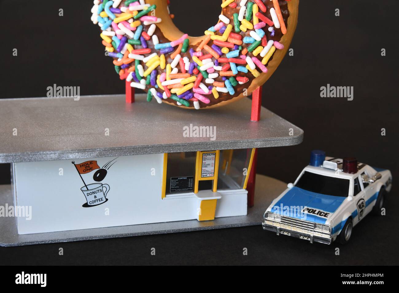 HO Scale Slot Car Diorama Stock Photo Alamy