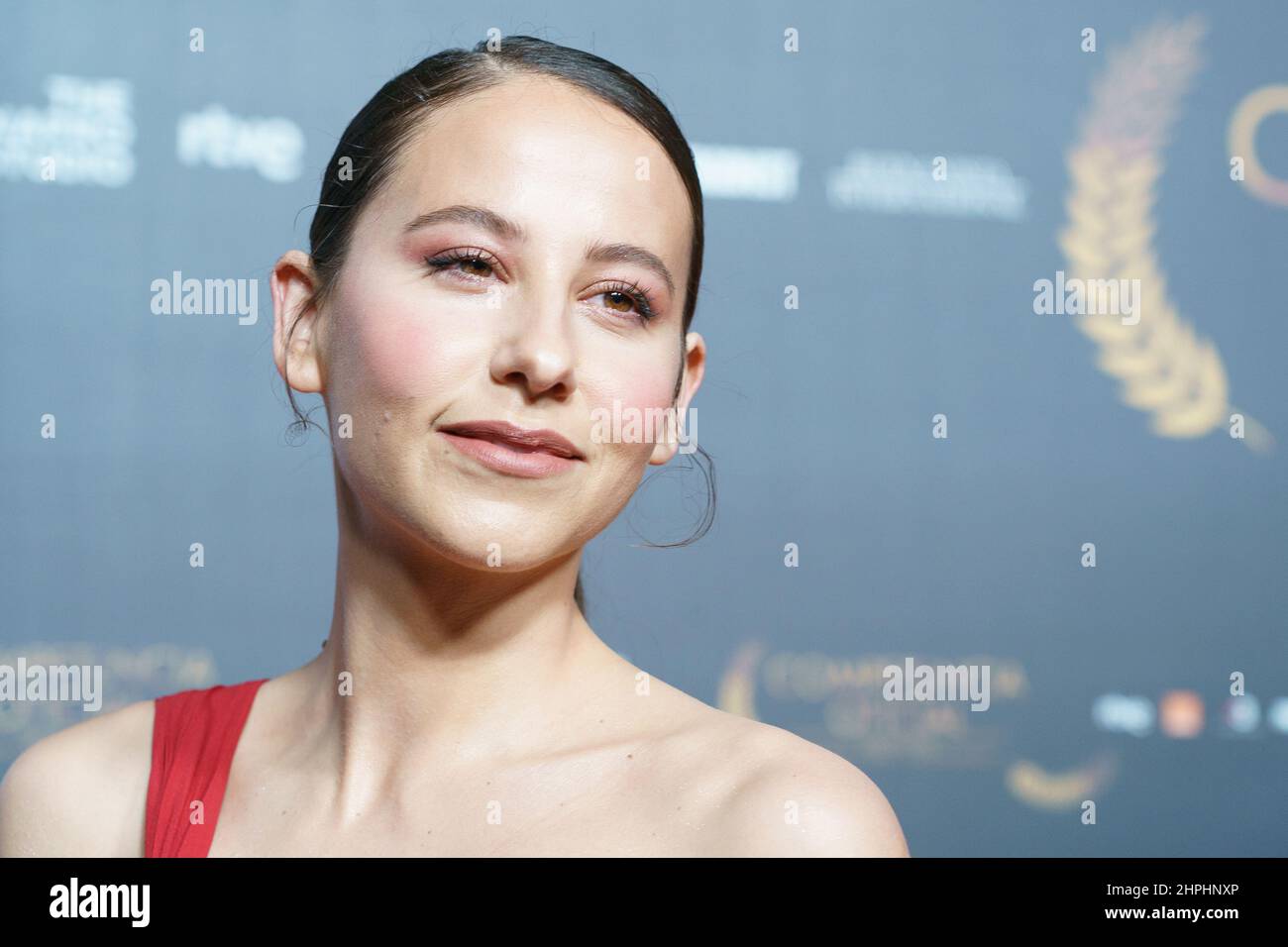 Madrid, Spain. 21st Feb, 2022. Irene Escolar attends the "Competencia