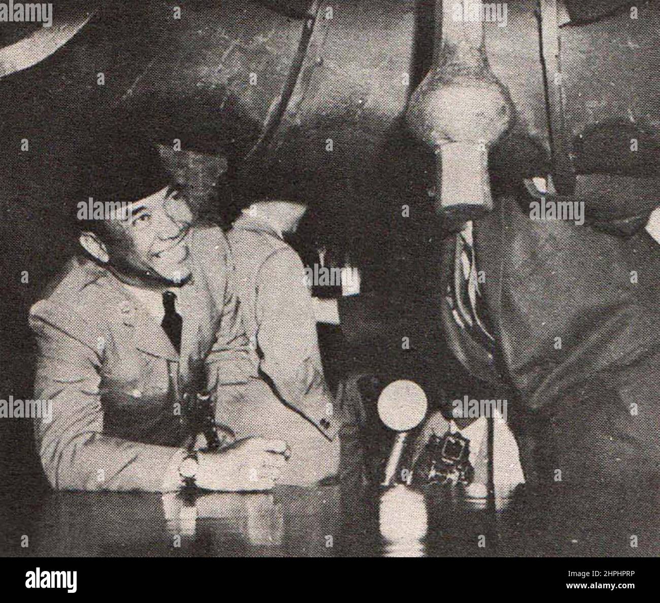 Indonesia President Sukarno at Liberty Bell ca.  1956 Stock Photo
