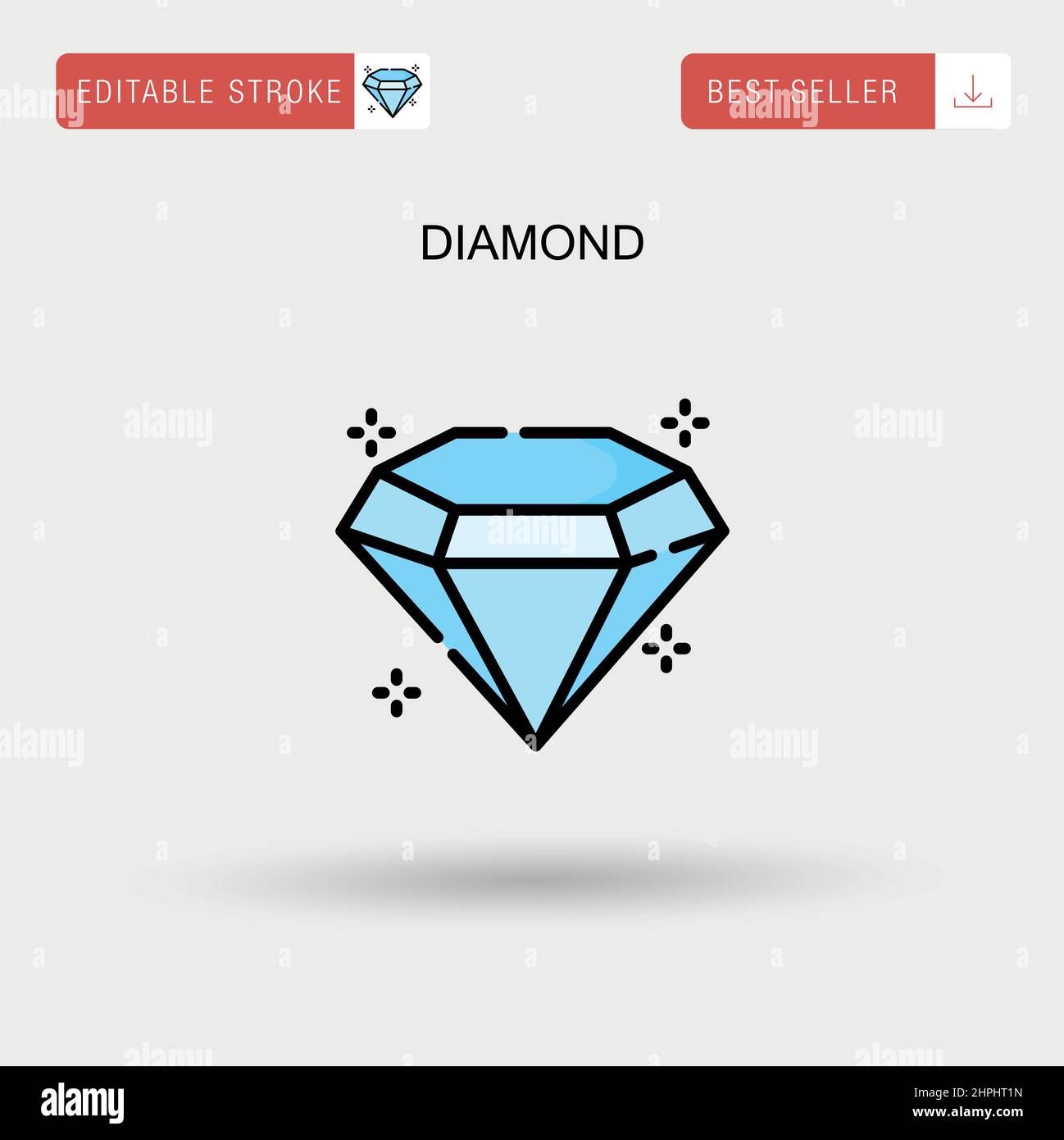 Diamonds gems isolated Stock Vector Images - Alamy