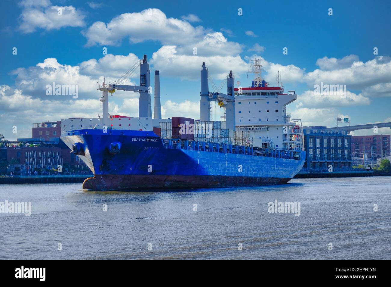 SAVANNAH, GEORGIA - October 24, 2021: Freighters now carry most of the ...