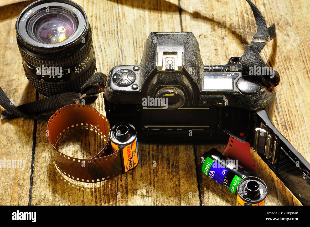 Old film camera, analog photography Stock Photo Alamy