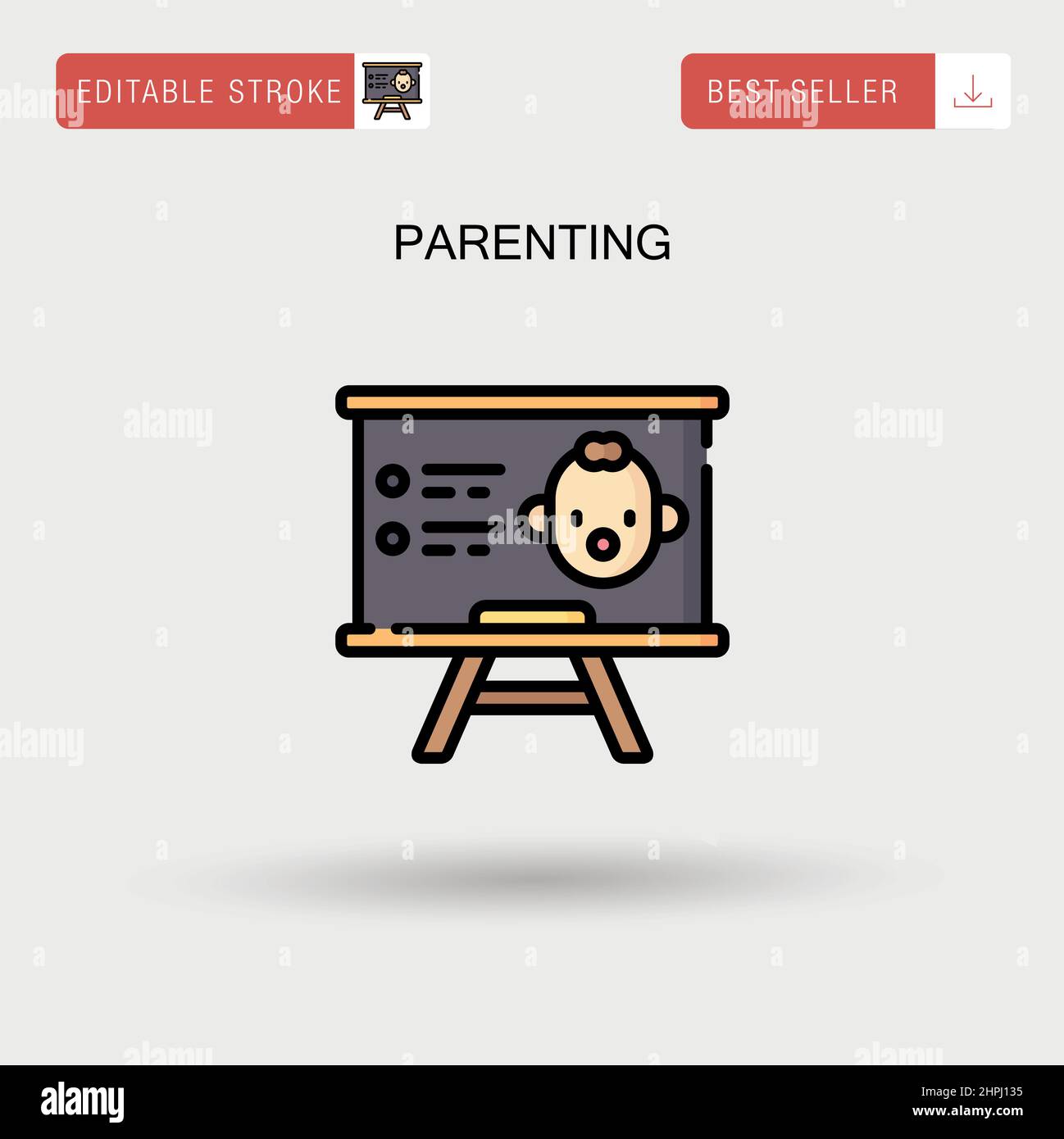 Parenting Simple vector icon Stock Vector Image & Art - Alamy