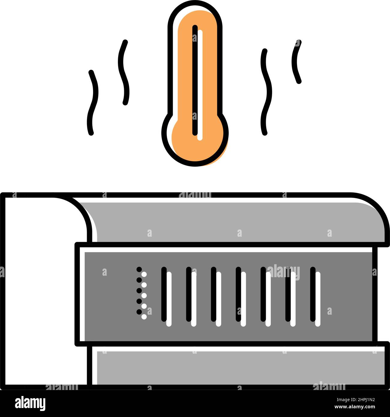 floor heater color icon vector illustration Stock Vector Image & Art ...