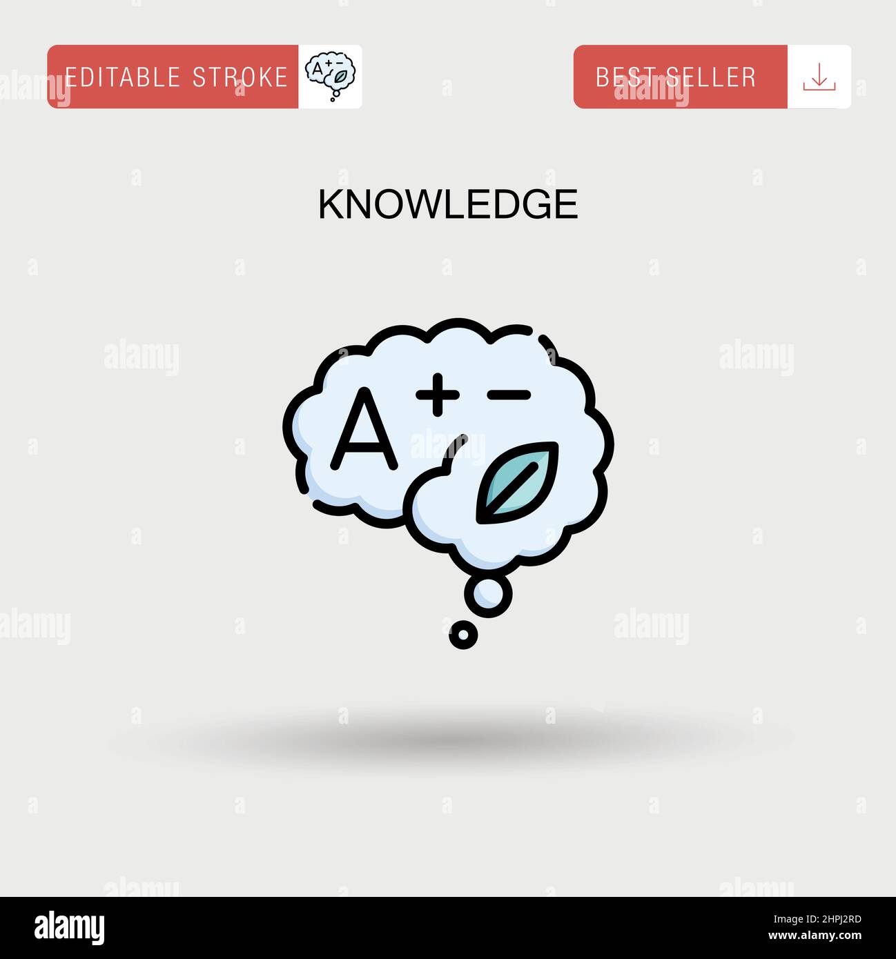 Knowledge Simple vector icon Stock Vector Image & Art - Alamy