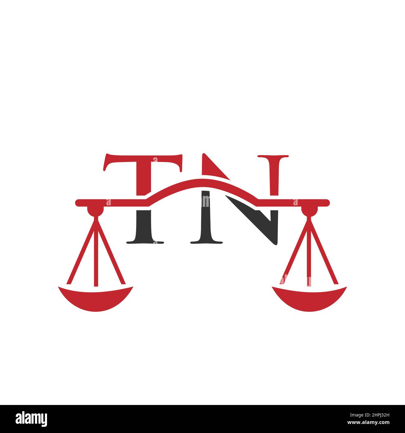 Tn logo design Stock Vector Images - Alamy