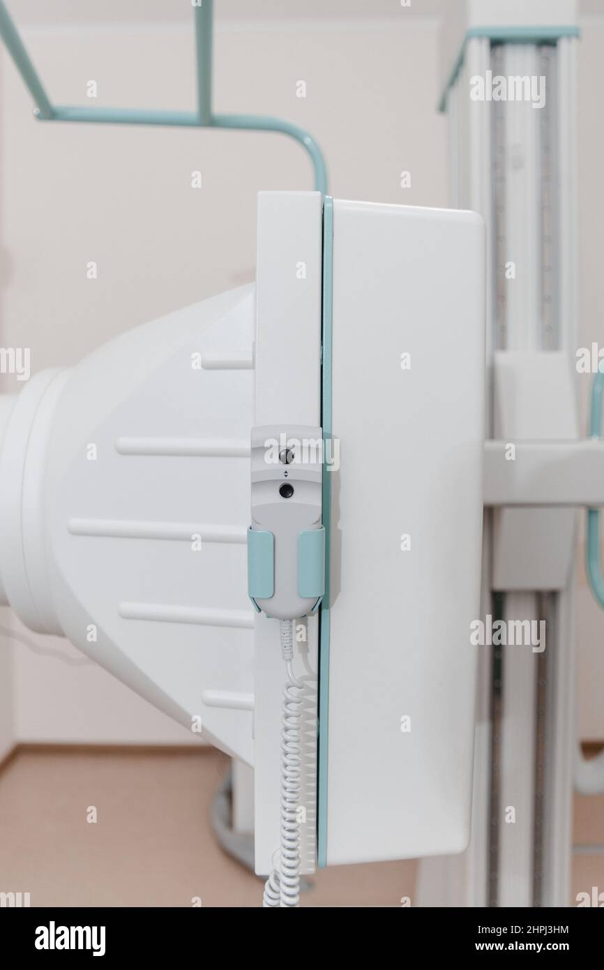 Hospital Radiology Room. Xray fluorography device remote control