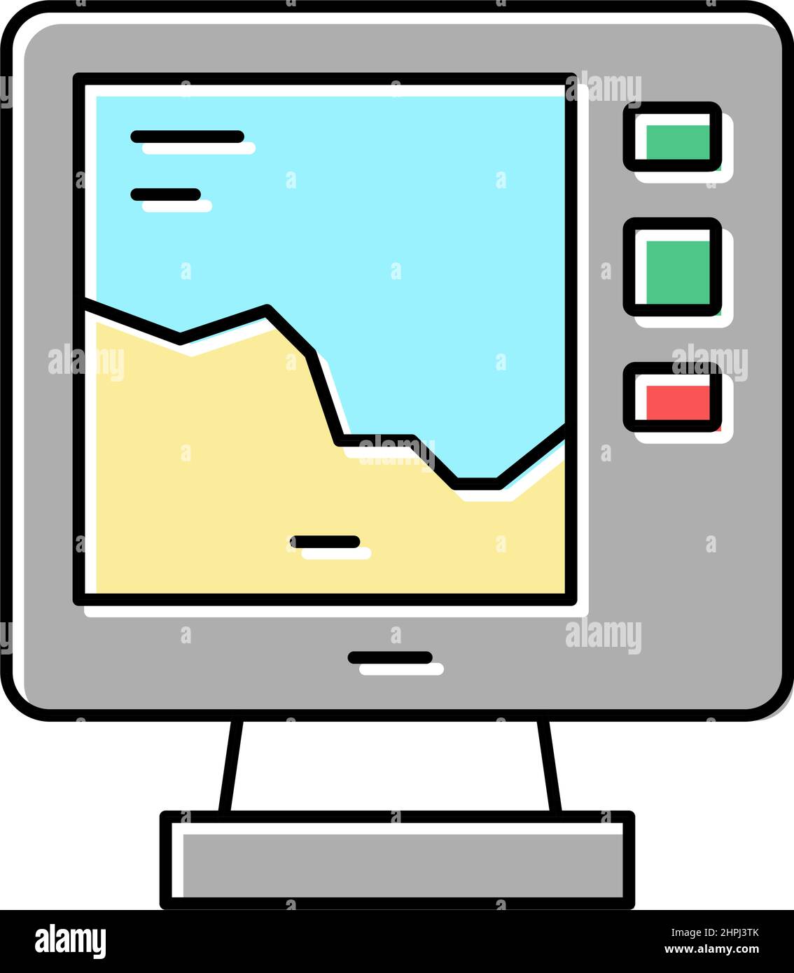 boat navigation equipment color icon vector illustration Stock Vector ...