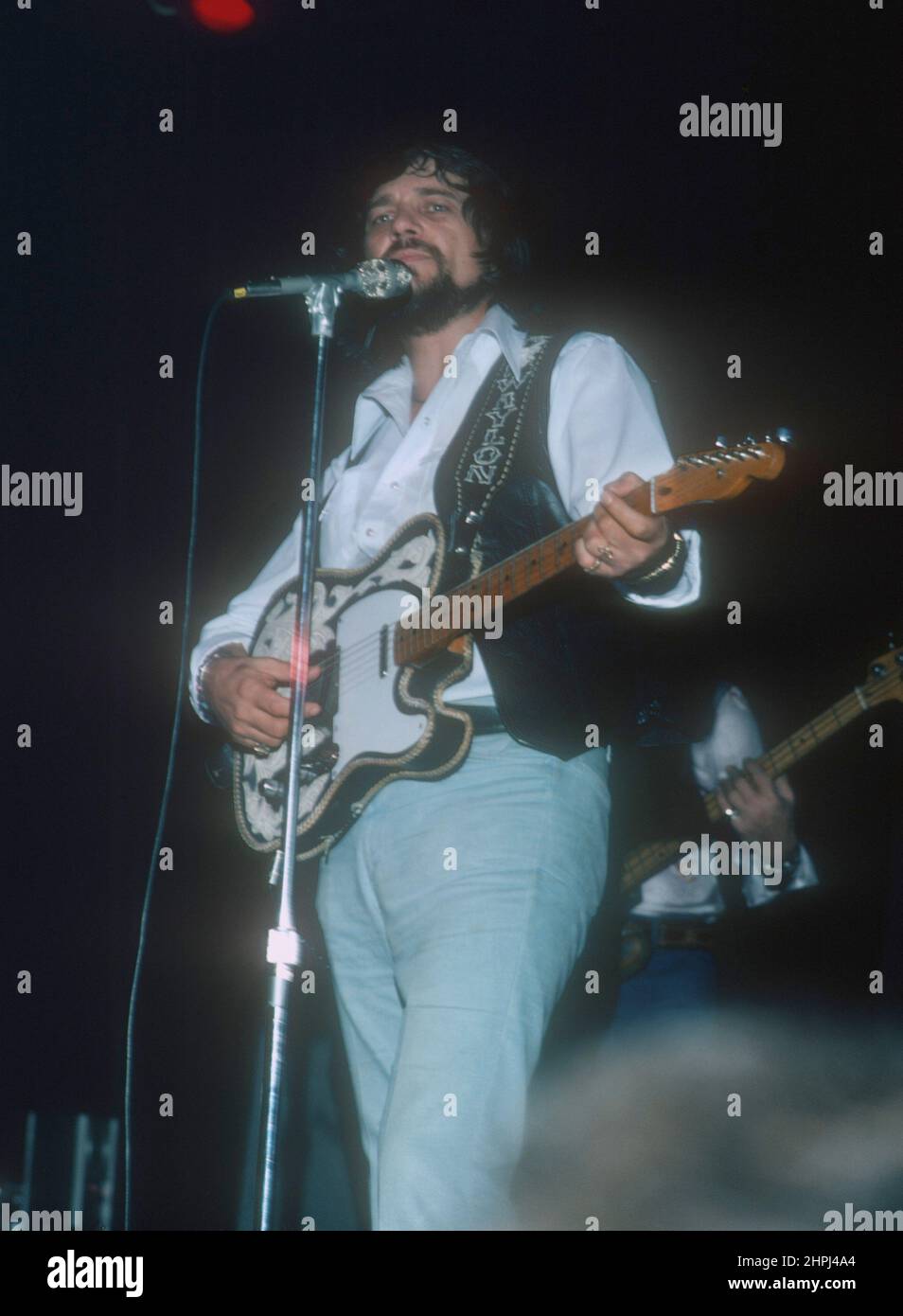 Waylon Jennings performing in 1976 Credit Jeffrey Mayer / Rock