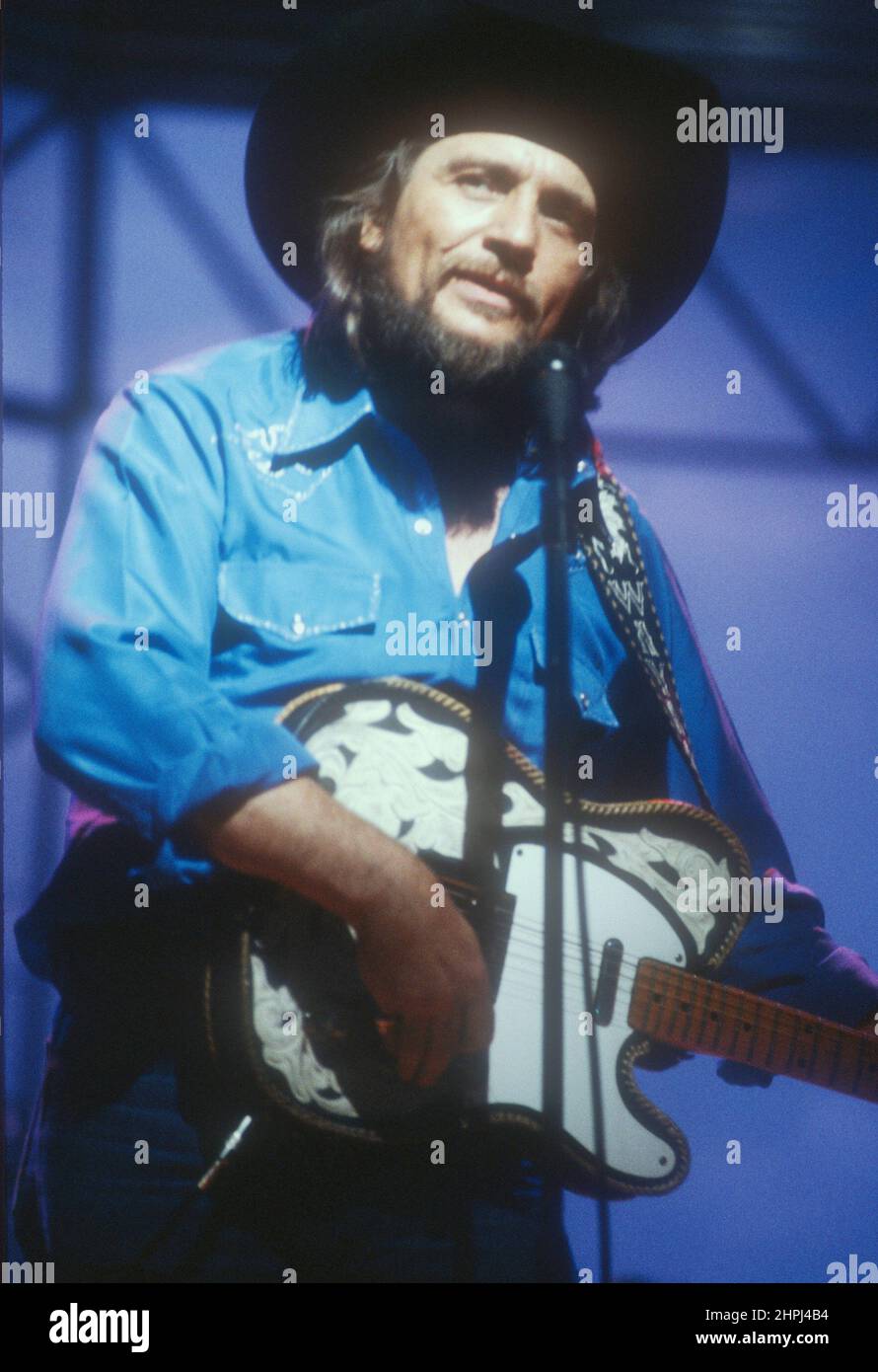 Waylon Jennings performing in 1981 Credit Jeffrey Mayer / Rock