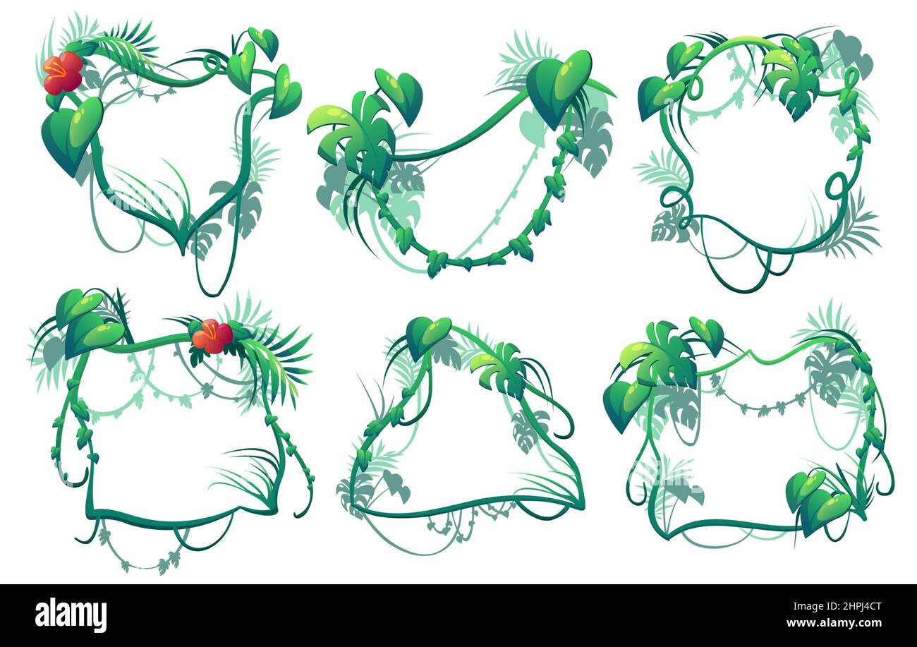 Vines hanging Stock Vector Images - Alamy