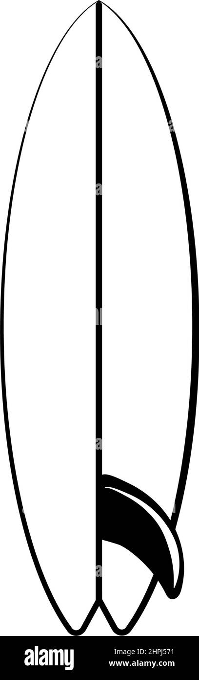 white surfboard icon Stock Vector Image & Art - Alamy