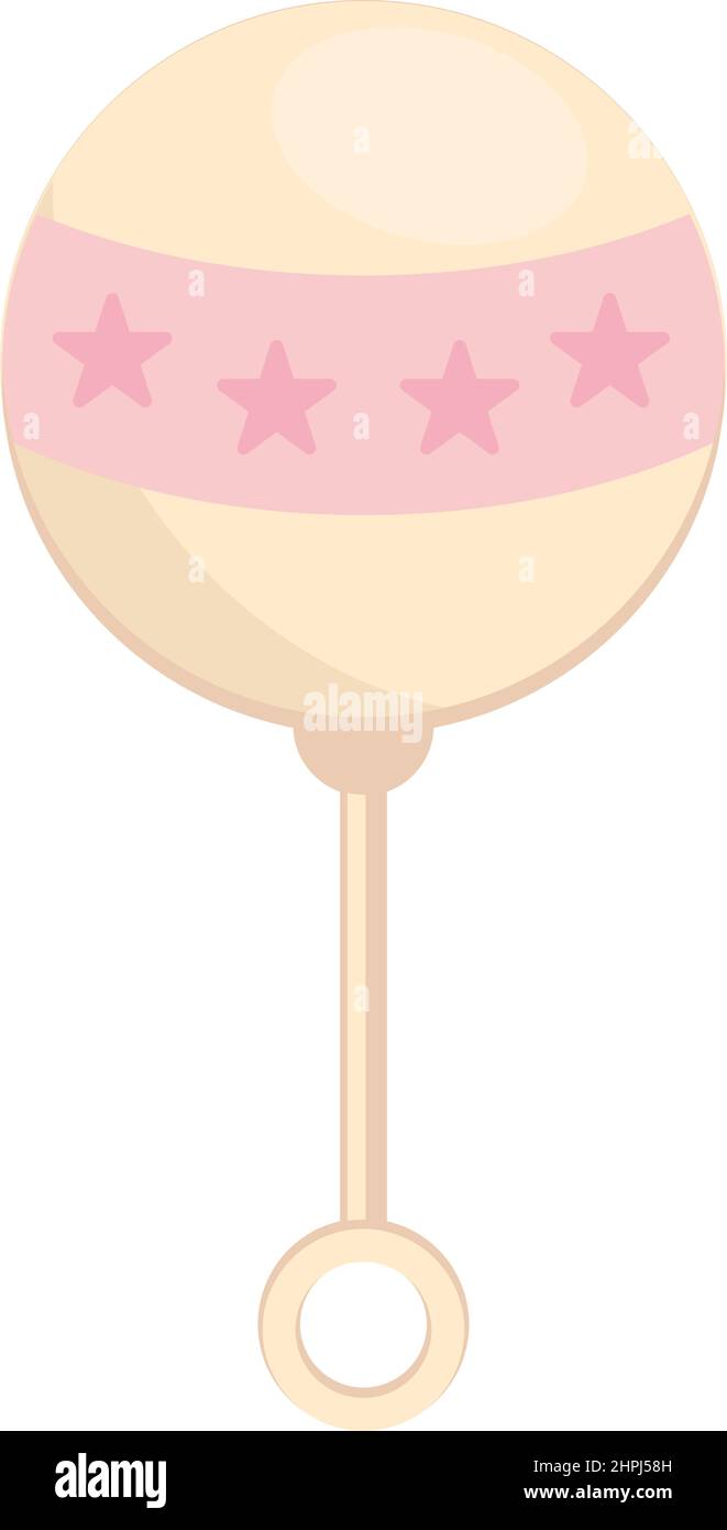 baby rattle toy Stock Vector Image & Art - Alamy