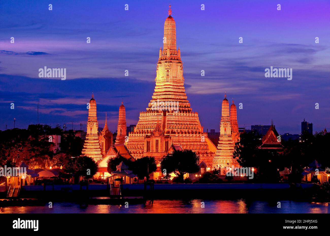 Wat Arun, temple of dawn, Bangkok, Thailand. Stock Photo