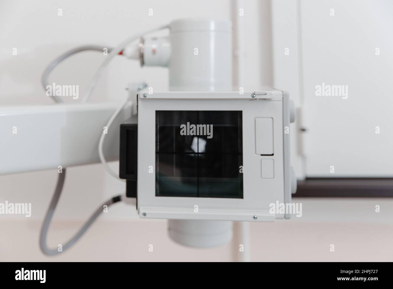 Hospital Radiology Room. Xray department in modern hospital. Medical equipment. scan machine