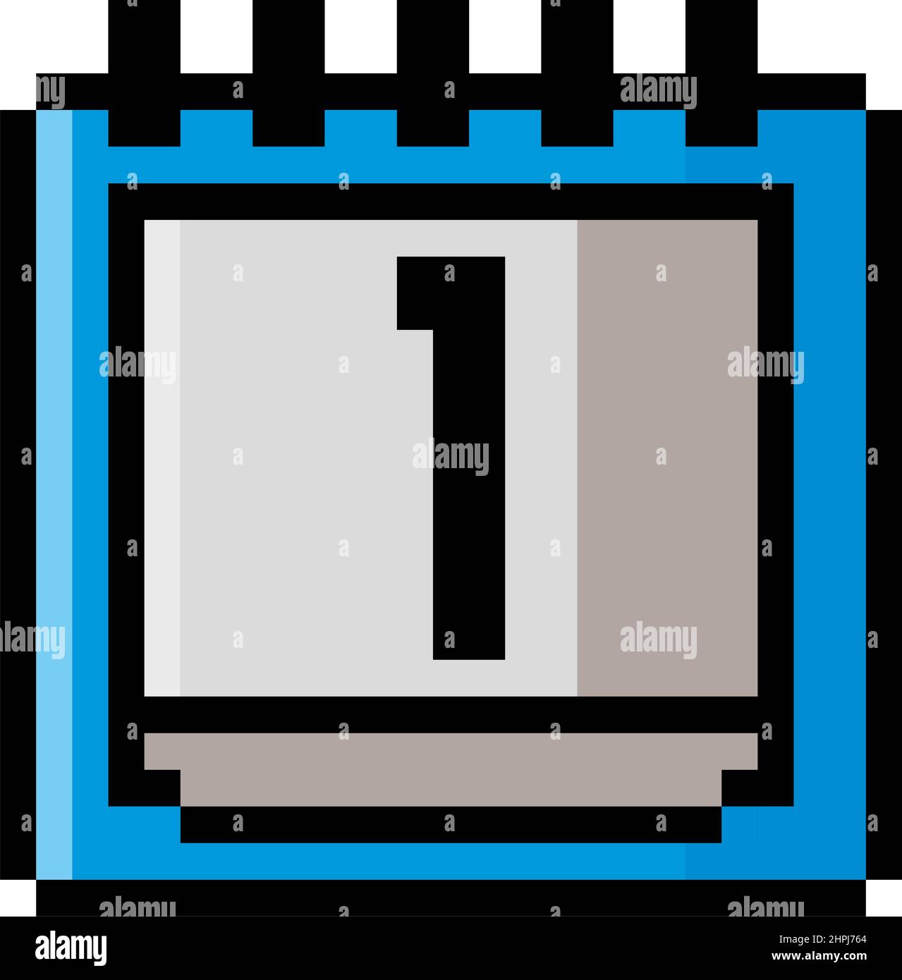 calendar pixel icon Stock Vector Image & Art - Alamy