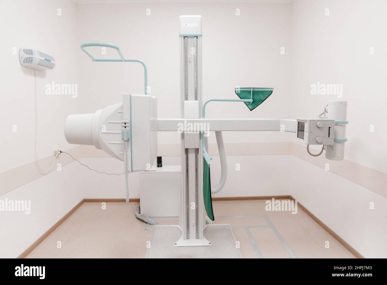 Hospital Radiology Room. Xray department in modern hospital. Medical