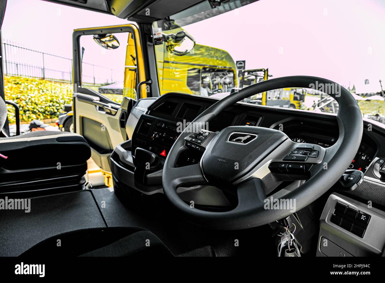 Cape Town, South Africa February 17, 2022 Steering Wheel and