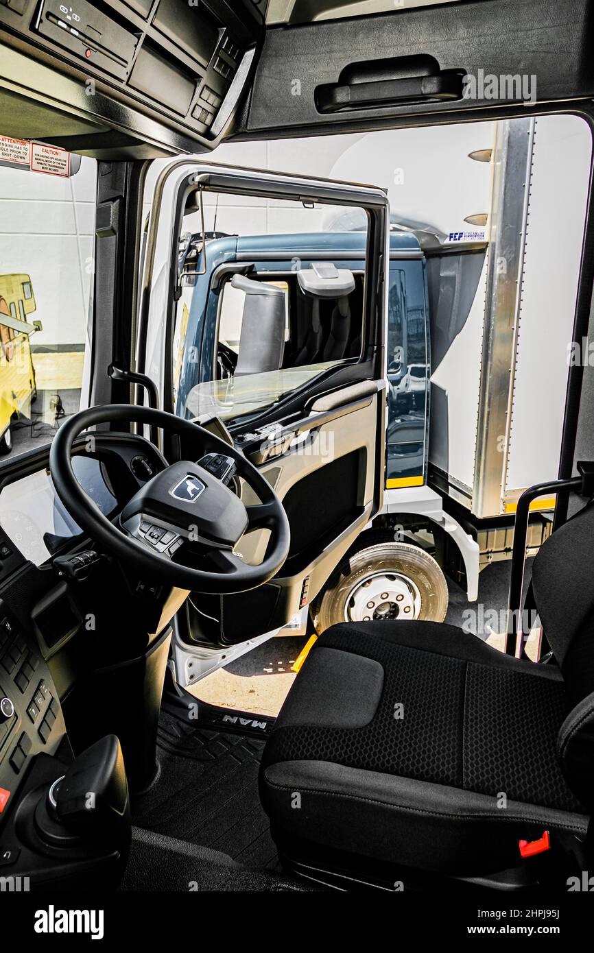 Cape Town, South Africa February 17, 2022 Steering Wheel and