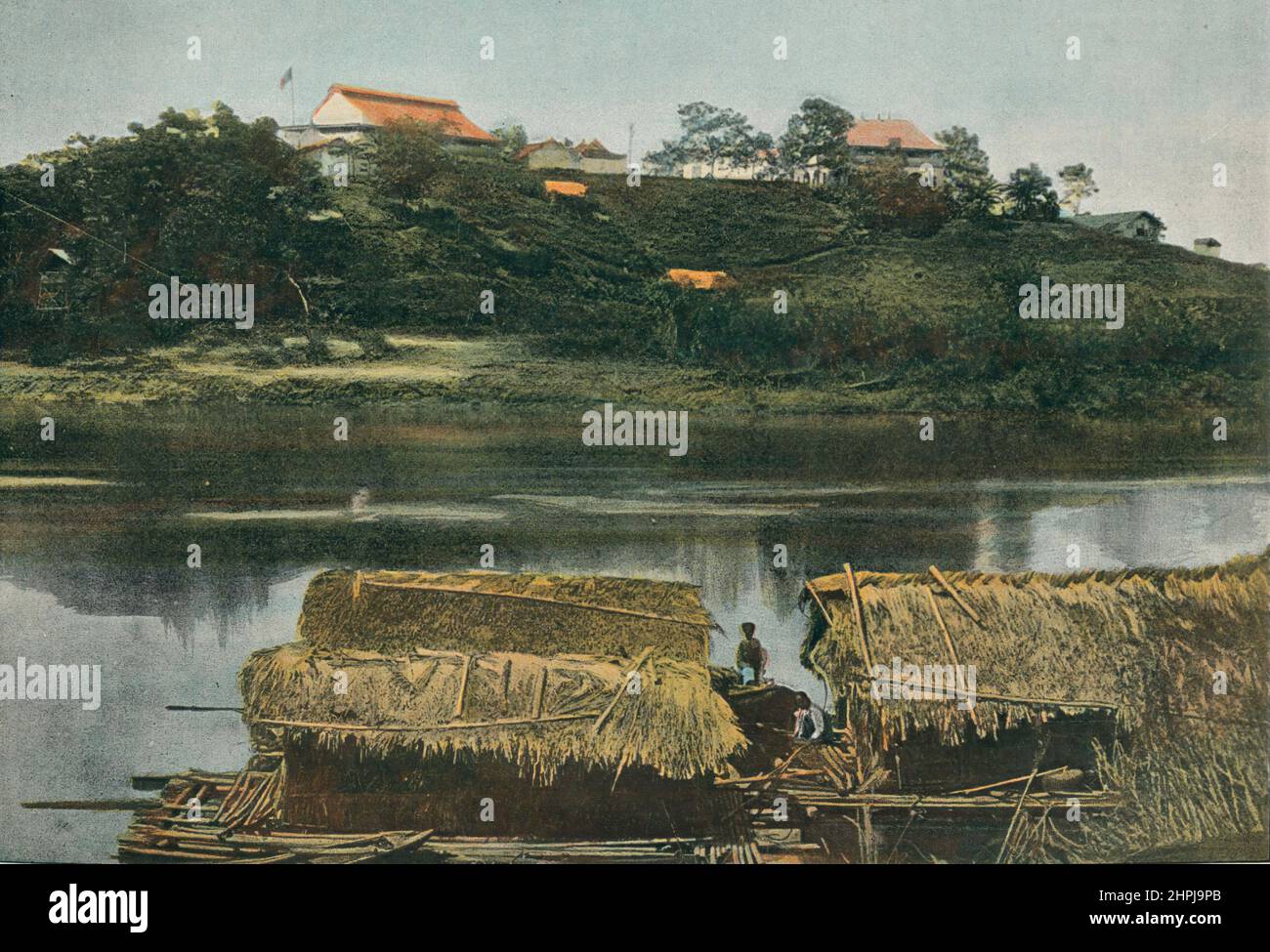 UN VILLAGE TONKINOIS. Autour Du Monde Tonkin - Vietnam - 1895 - 1900 ...