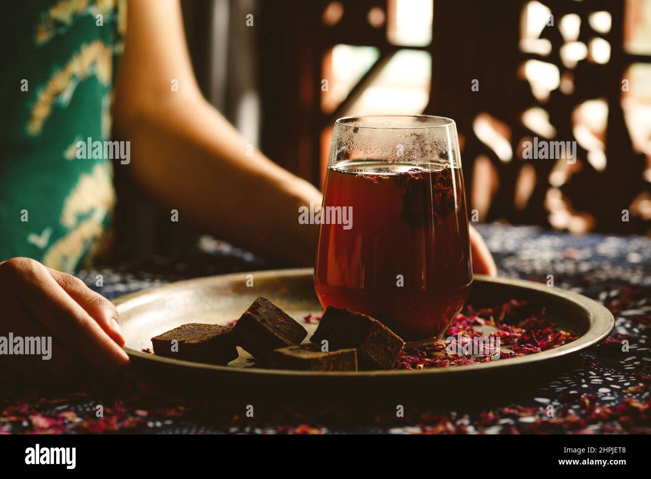 Brown sugar water Stock Photo Alamy