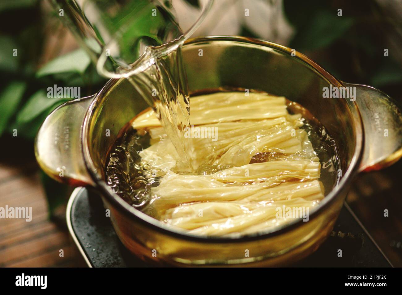 Fresh bean curd stick Stock Photo Alamy