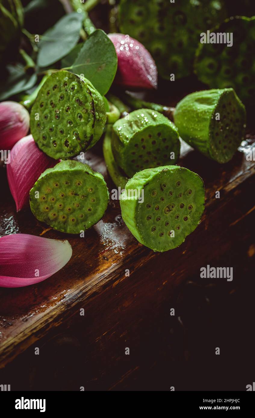 Lotus stem harvesting hires stock photography and images Alamy