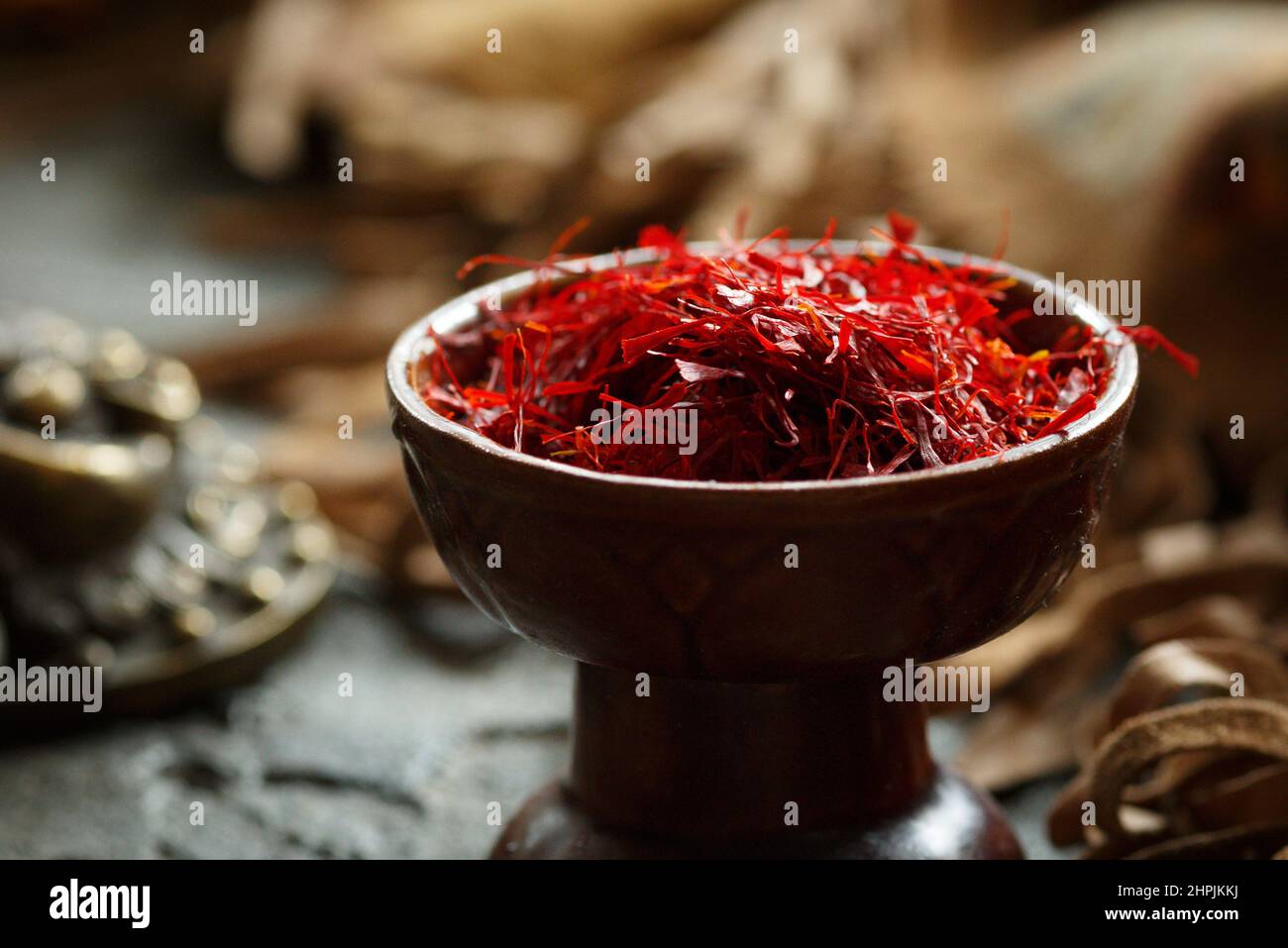 saffron Stock Photo