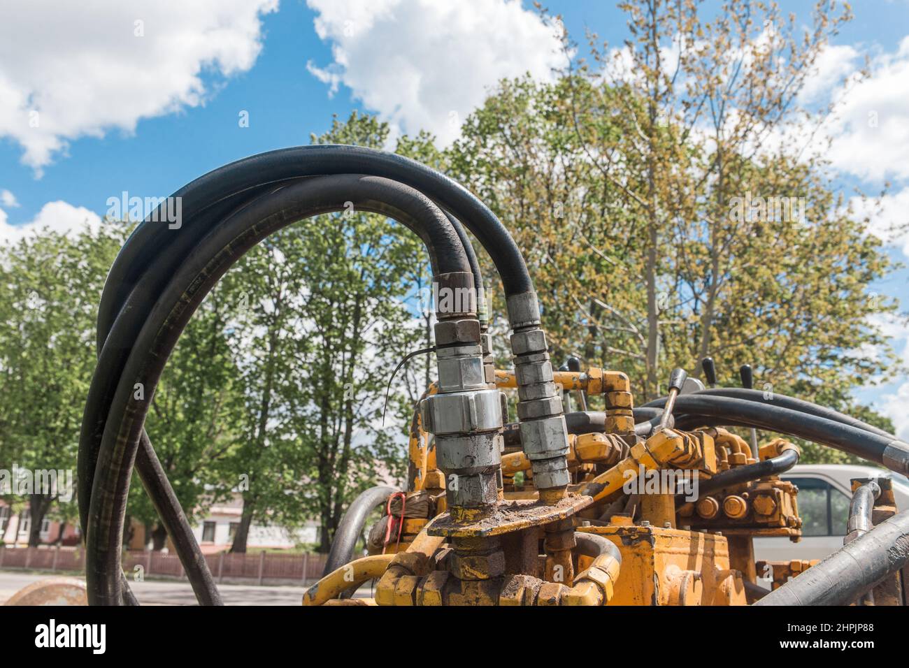 Hydraulic Pressure Hose Cylinder System Connection Tube Connect Pump