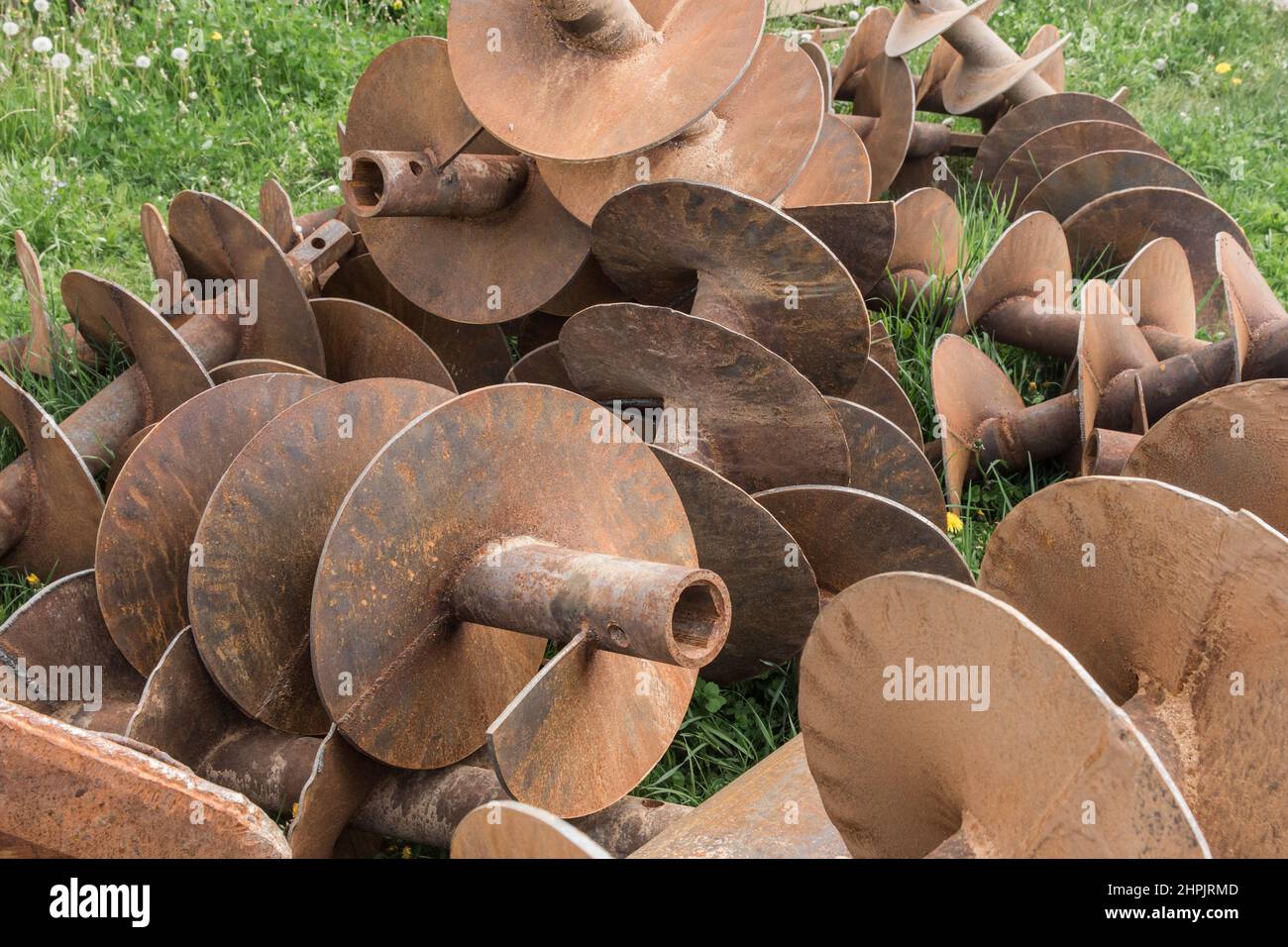 Huge heavy industrial drilling tools and drill equipment for drilling ...