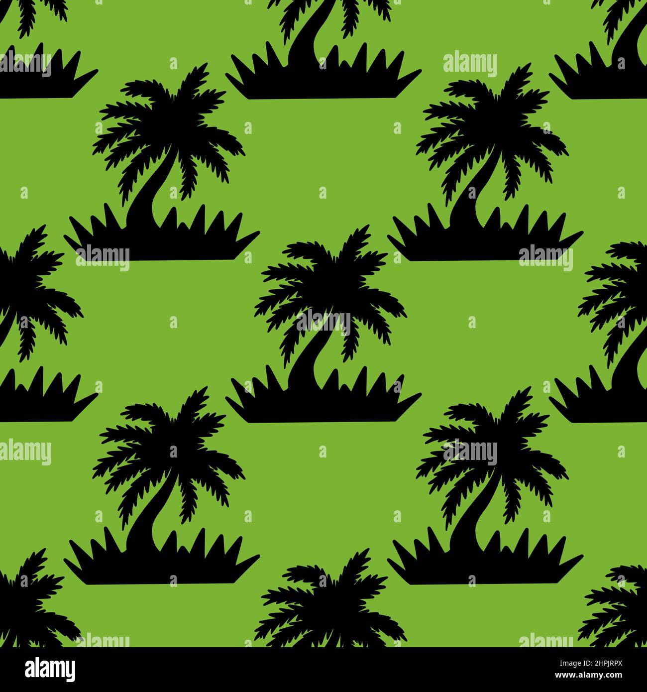 Summer seamless palm trees pattern for fabrics and packaging and gifts