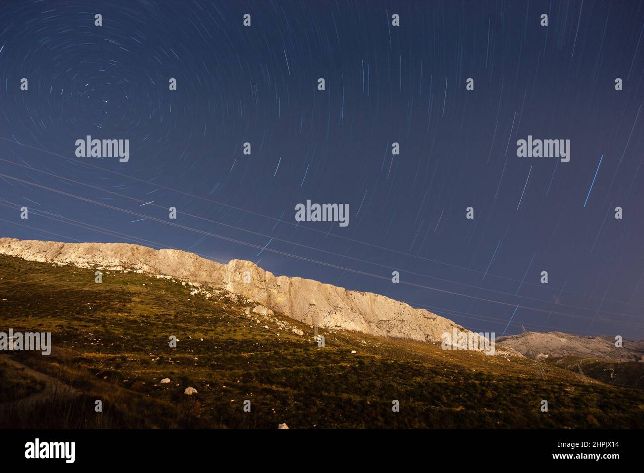 Scenic shot star trails hi-res stock photography and images - Alamy
