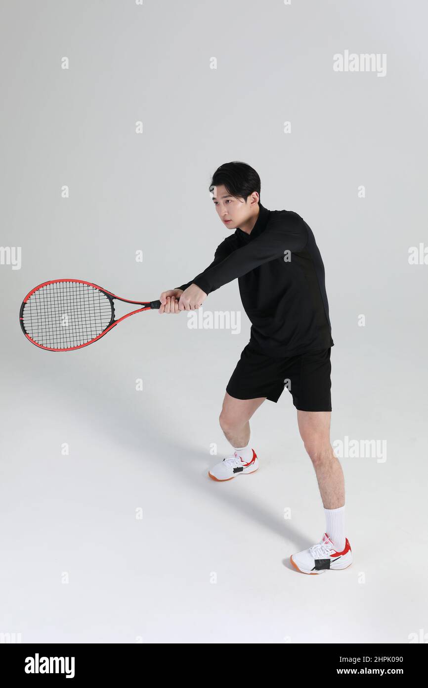 Tennis lesson asia hi-res stock photography and images - Alamy