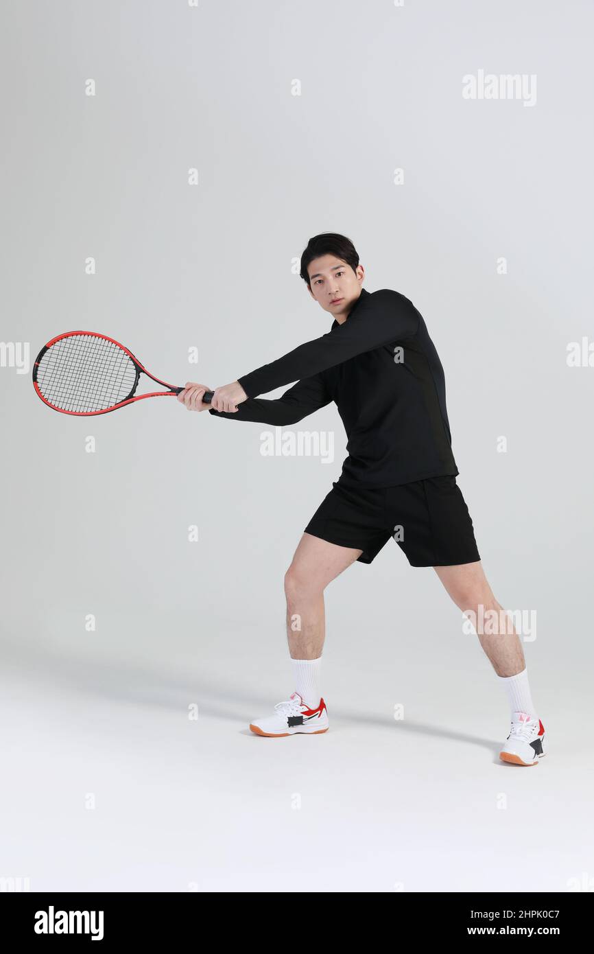 Tennis lesson asia hi-res stock photography and images - Alamy