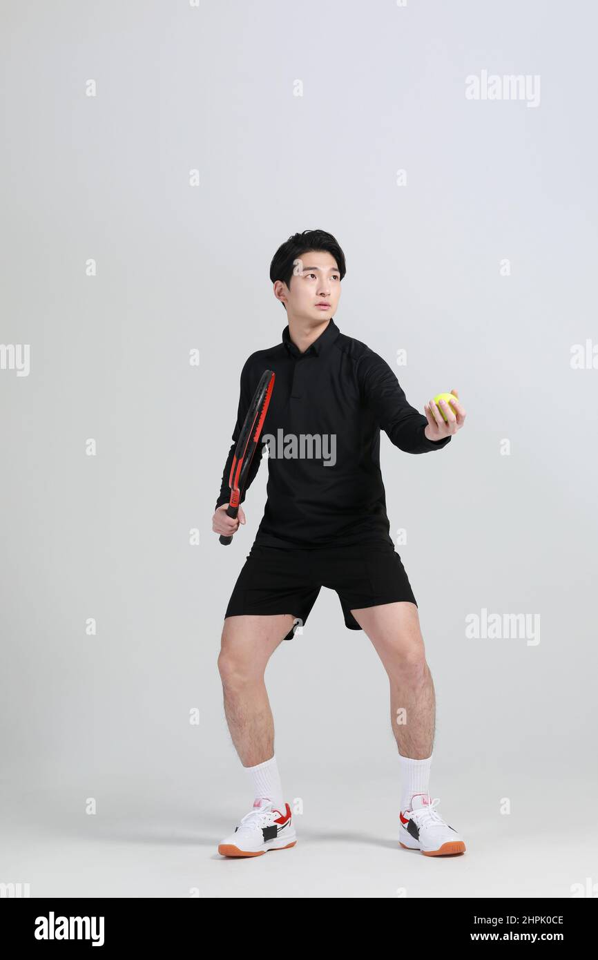 Tennis lesson asia hi-res stock photography and images - Alamy