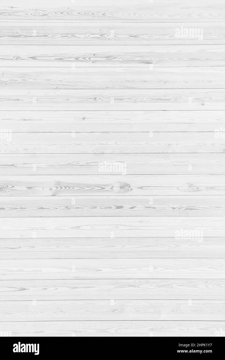 White gray wood color texture horizontal for background. Surface light clean of table top view. Natural patterns for design art work and interior or Stock Photo