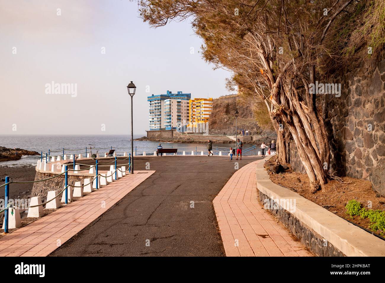 Seafront at Mesa del Mar, Tenerife, Canary Islands Stock Photo