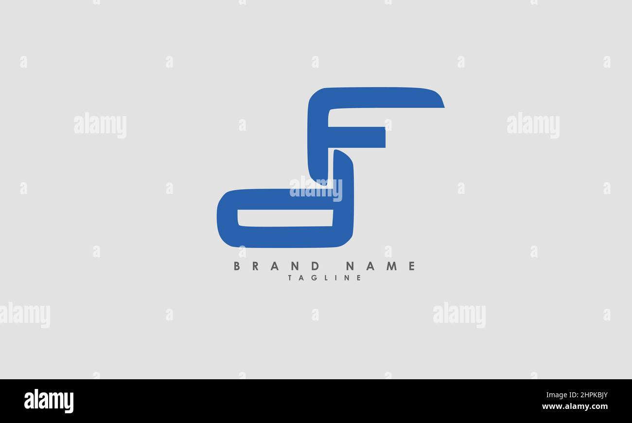 Alphabet letters Initials Monogram logo DF, FD, D and F Stock Vector ...
