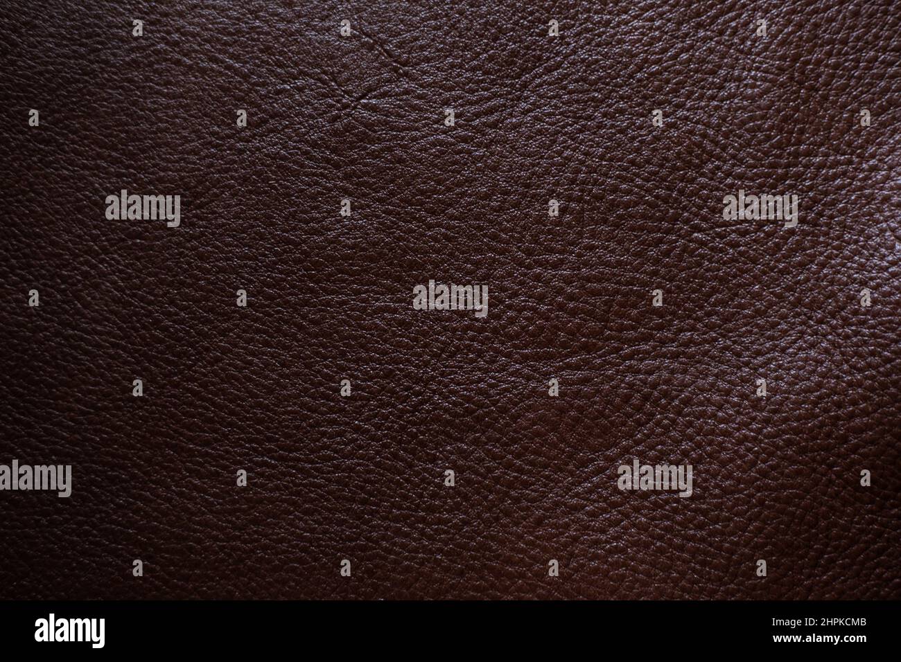 Genuine full grain cow leather texture cowhide background Stock Photo