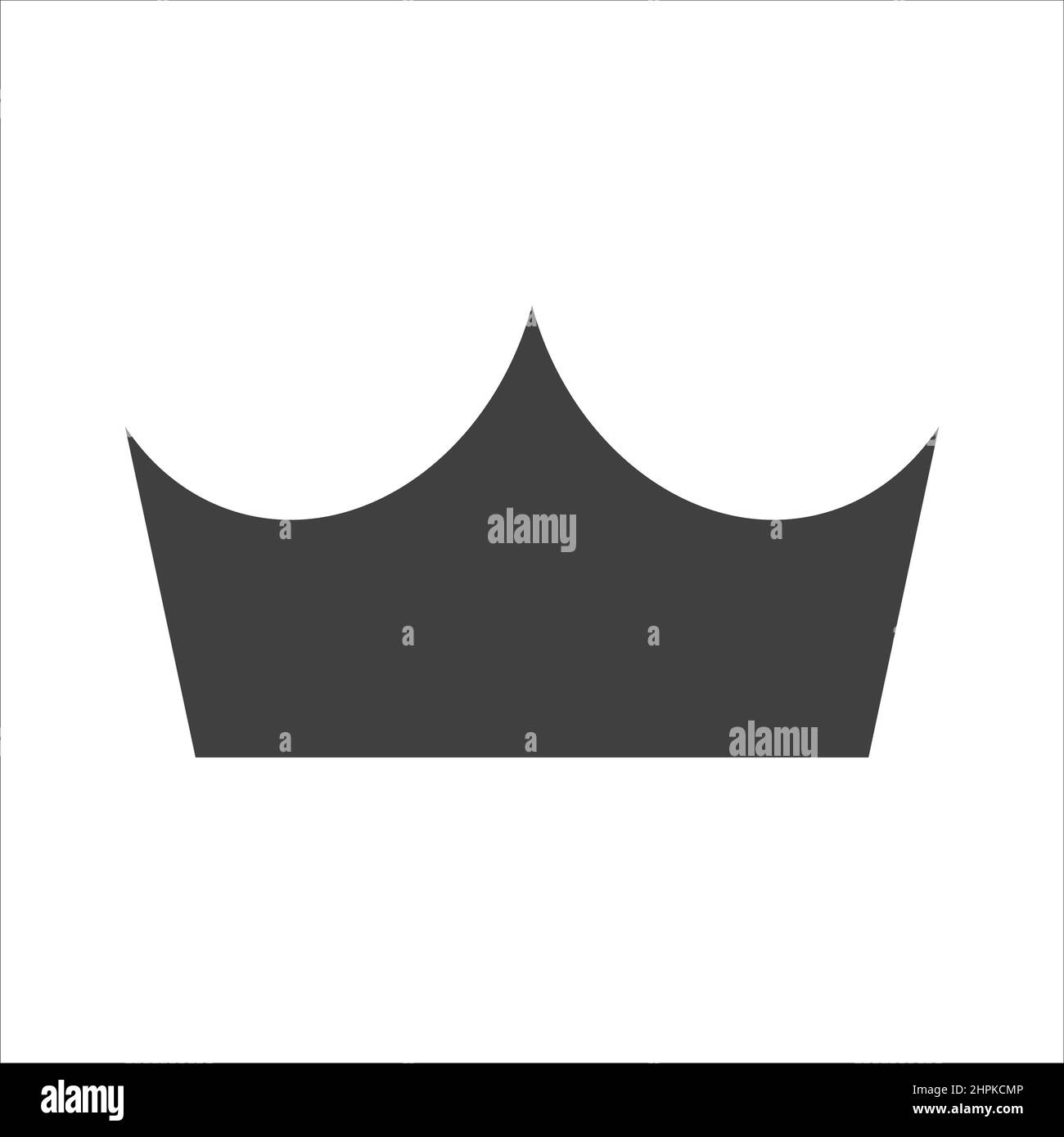 Crown icon in trendy flat style isolated on white background. Crown ...