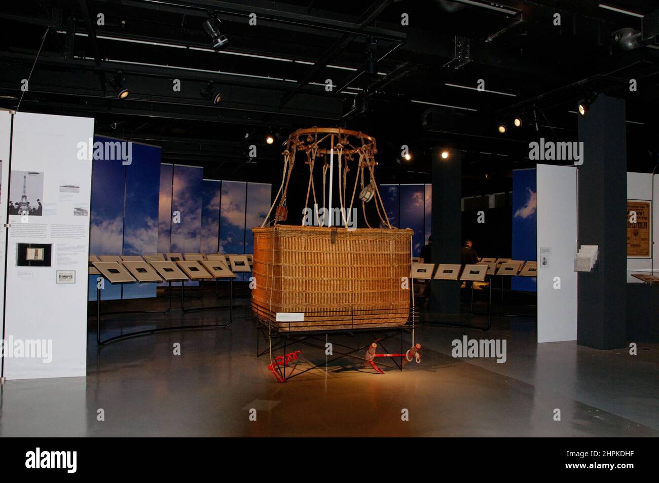 Old Hot-Air ballon used by Splelterini,Zeppelin Museum, Friedrichshafen,  Baden-WŸrttemberg, Germany, Europe Stock Photo - Alamy