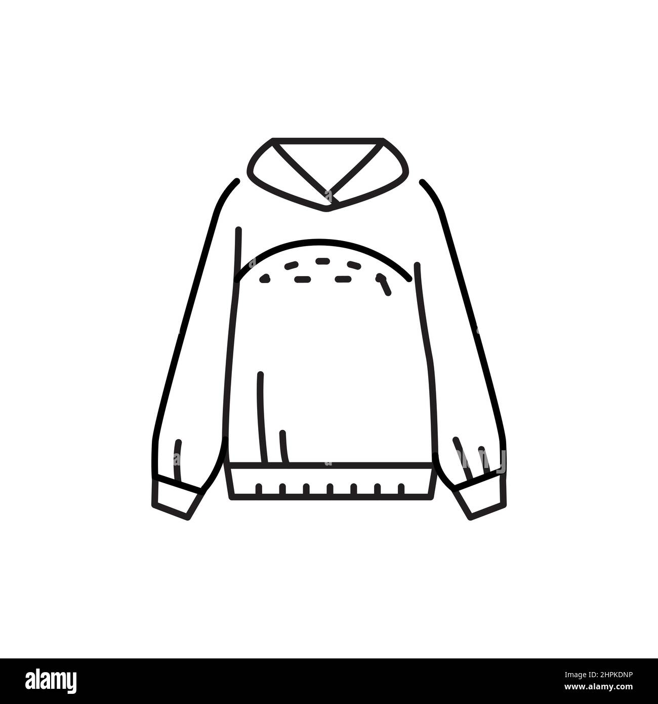 Breastfeeding hoodie color line icon. Human diseases. Pictogram for web page, mobile app, promo. Stock Vector