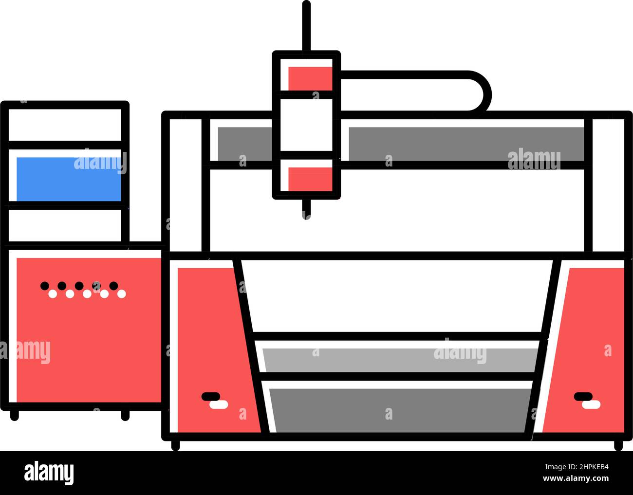 laser apparatus color icon vector illustration Stock Vector Image & Art ...