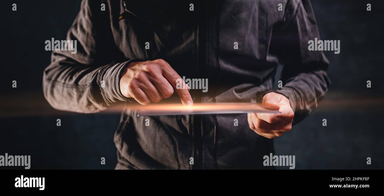 Hand tapping hi-res stock photography and images - Alamy