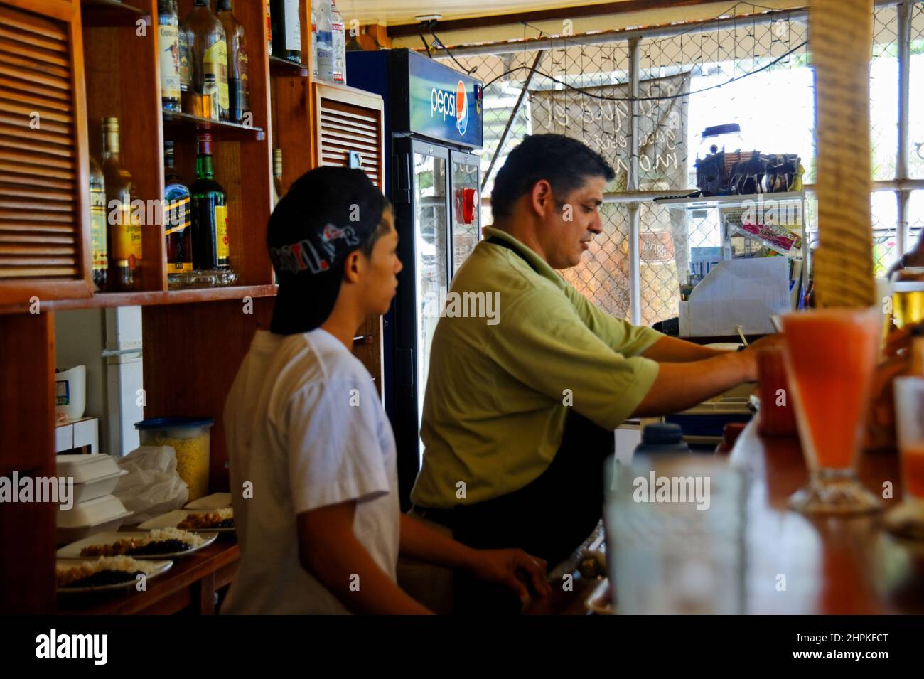 Restaurant Garra Pata, Arenal Volcano, La Fortuna, Republic of Costa Rica, Central America Stock Photo