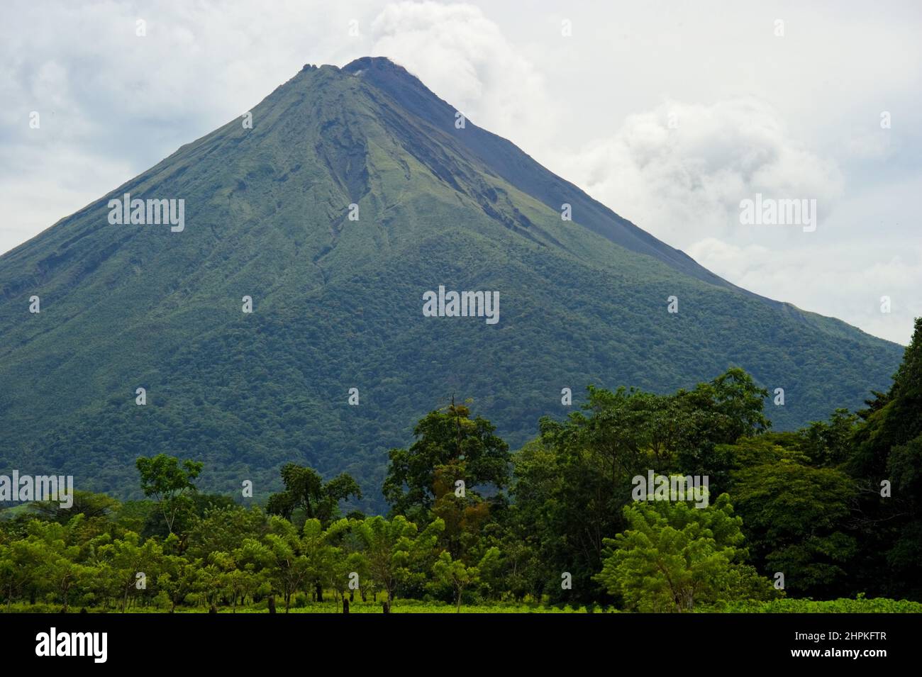 Arenal Volcano, La Fortuna, Republic of Costa Rica, Central America Stock Photo